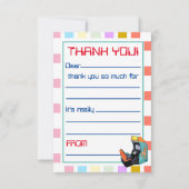 Arcade Game Fillary Vielen Dank Dankeskarte (Rückseite)