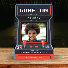 Arcade Game Foto 10. Geburtstagsparty Einladung