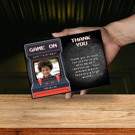 Arcade Game Foto Bridge Retro Dankeskarte