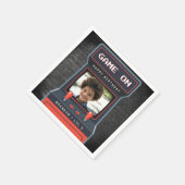 Arcade Game Foto Bridge Retro Serviette (Ecke)