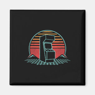 Arcade Game Machine Kabinett Nostalgia Retro 80er Magnet