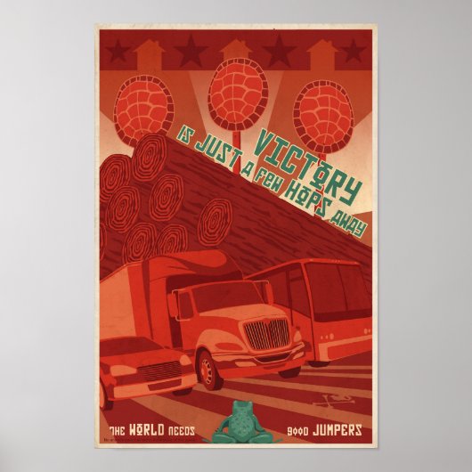 Arcade-Game-Propaganda-Poster - Dritter in einer R Poster (Vorne)