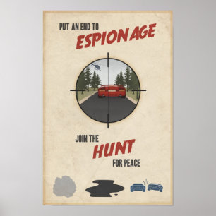 Arcade-Game-Propaganda-Poster - Zehntel in einer R Poster