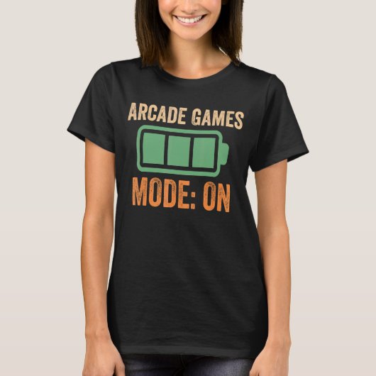 Arcade-Games-Modus bei Akkudesign T-Shirt (Vorderseite)