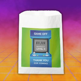 Arcade Geburtstag, GlücksspielerGeburtstagseinladu Geschenktütchen