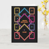 Arcade Glow Geburtstagskarte Karte (Gelbe Blume)