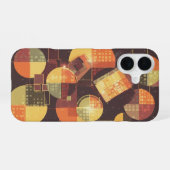 Arcade-Kreise und -Quadrate iPhone 16 Hülle (Rückseite (Horizontal))