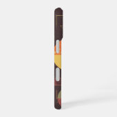 Arcade-Kreise und -Quadrate iPhone 16 Hülle (Rechte Seite)