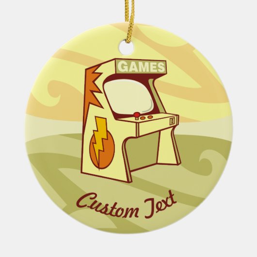 Arcade Machine Keramik Ornament (Vorne)