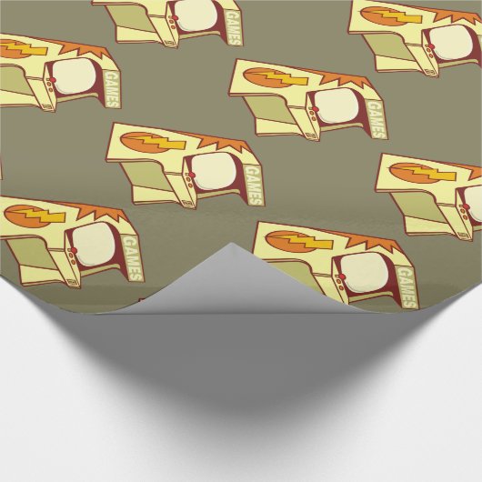 Arcade-Maschine Geschenkpapier (Ecke)
