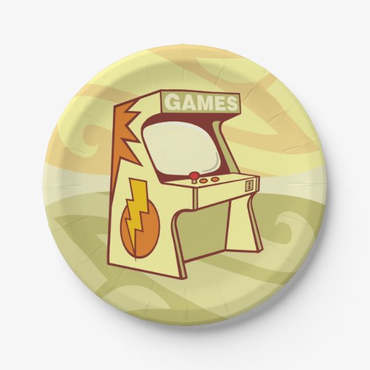 Arcade-Maschine Pappteller (Vorderseite)