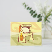 Arcade-Maschine Postkarte (Stehend Vorderseite)