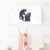 Arcade Meowster - Nostalgische Gamer Cat Banner (Insitu)