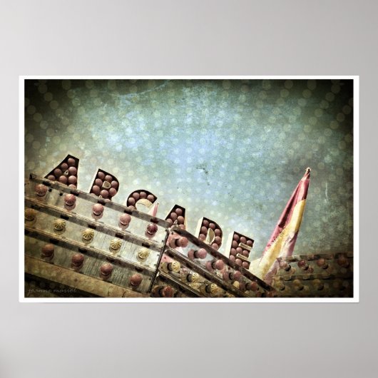 Arcade-Plakatdruck Poster (Vorne)