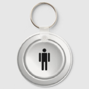 Arcade Player 1 Taste Schlüsselanhänger