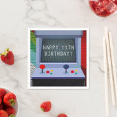 Arcade Video Game Birthday Party Serviette (Beispiel)