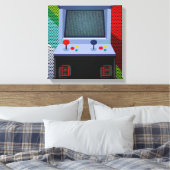 Arcade Video Game Joystick - Kunst Leinwanddruck (Insitu (Schlafzimmer))