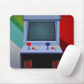 Arcade Video Game Joystick Personalisiert Schlafzi Mousepad (Mit Mouse)