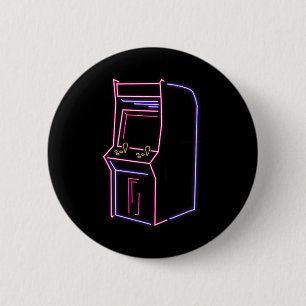 Arcade-Videospielautomat Spielautomat Vintage 80er Button