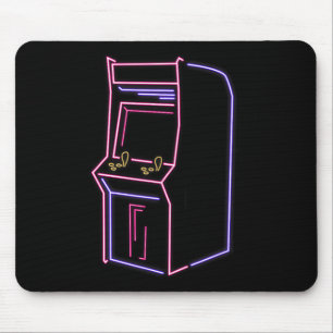 Arcade-Videospielautomat Spielmaschine Vintage 80e Mousepad