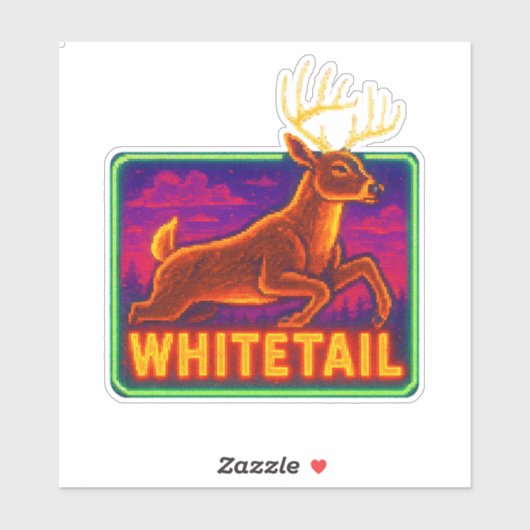 Arcade Whitetail Sticker (Blatt)