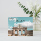 Arcades du Cinquantenaire in Belgien Postkarte (Stehend Vorderseite)