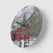 Arcadia Academy Runde Wanduhr (Winkel)