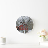 Arcadia Academy Runde Wanduhr (Zuhause)