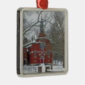 Arcadia Academy Silbernes Ornament (Rechts)