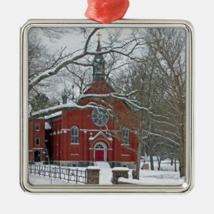 Arcadia Academy Silbernes Ornament