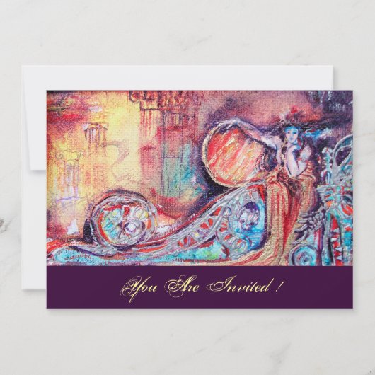 ARCADIA - BUTTERFLY PFLANZE Blue Red Einladung (Vorderseite)