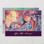 ARCADIA - BUTTERFLY PFLANZE Blue Red Einladung (Vorne/Hinten)