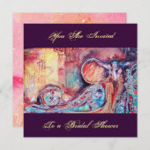 ARCADIA - BUTTERFLY PFLANZE Blue Red Pink Champagn Einladung (Vorne/Hinten)