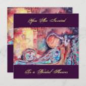 ARCADIA - BUTTERFLY PFLANZE Blue Red Pink Lila Einladung (Vorne/Hinten)