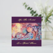 ARCADIA - BUTTERFLY PFLANZE Blue Red Pink Lila Einladung (Stehend Vorderseite)