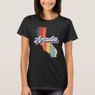 Arcadia City Retro Vintages Heimat T-Shirt