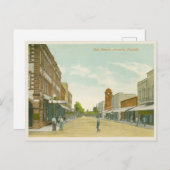 Arcadia Florida Vintage historische Straßenszene Postkarte (Vorne/Hinten)