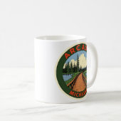 Arcadia Michigan Vintag Kaffeetasse (VorderseiteRechts)