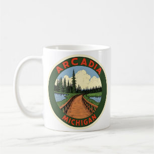 Arcadia Michigan Vintage  Kaffeetasse