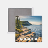 Arcadia-Nationalpark Magnet (Vorderseite/Rückseite)