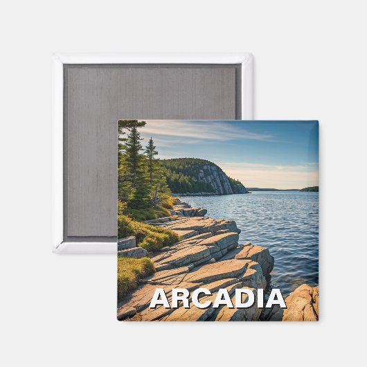Arcadia-Nationalpark Magnet (Vorderseite/Rückseite)