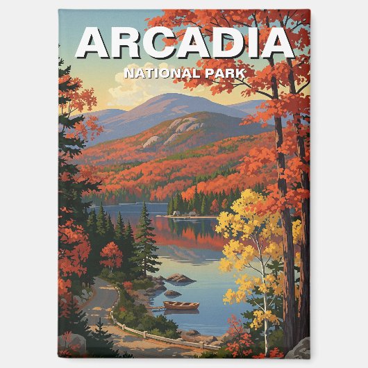 Arcadia-Nationalpark Magnet (Vorderseite)
