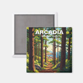 Arcadia-Nationalpark Magnet (Vorderseite/Rückseite)