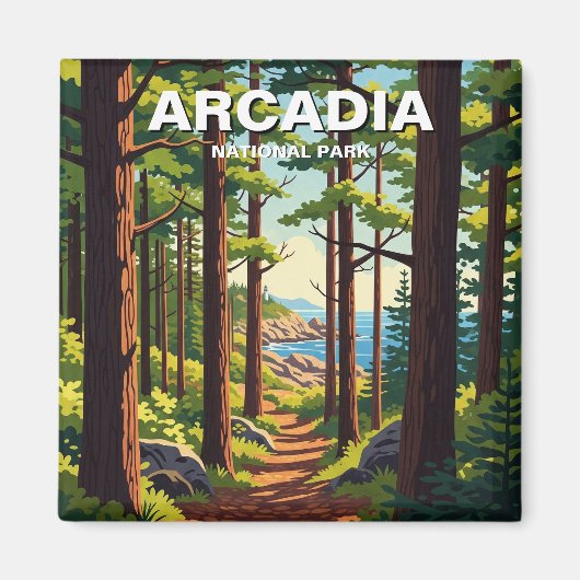 Arcadia-Nationalpark Magnet (Vorne)