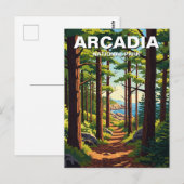 Arcadia-Nationalpark Postkarte (Vorne/Hinten)