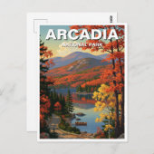Arcadia-Nationalpark Postkarte (Vorne/Hinten)