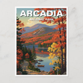 Arcadia-Nationalpark Postkarte