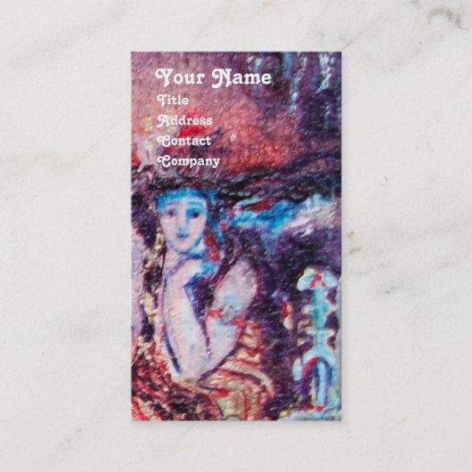 ARCADIA, Red Yellow Blue Silver Abstrakt Visitenkarte (Vorderseite)