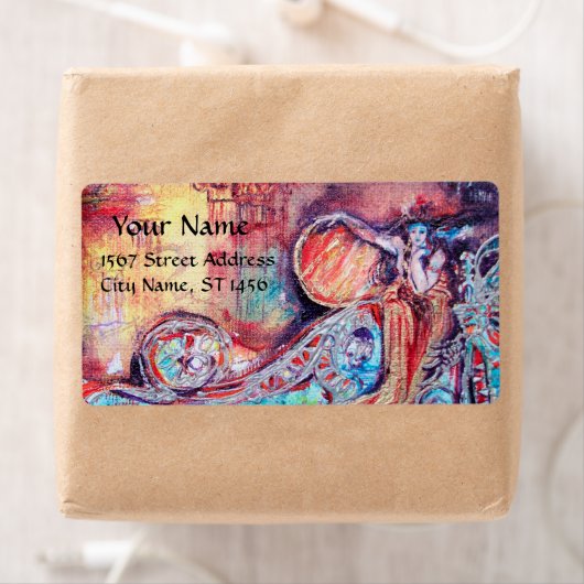 ARCADIA, Rot Rosa Blau Gold (Insitu)