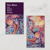 ARCADIA, Rotes Lila Blau Abstrakt Visitenkarte (Vorne/Hinten)